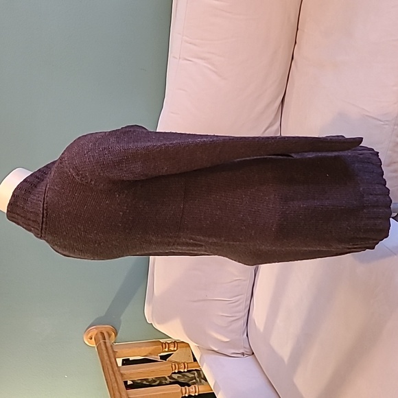 H&M Long Knit Cardigan Sweater,  in brown, size XS - Picture 4 of 13